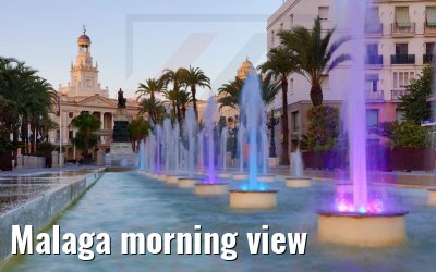 Malaga morning view