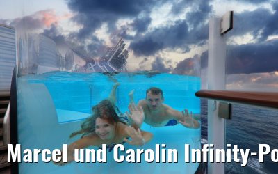 Marcel und Carolin Infinity-Pool Celebrity Beyond 23.10.2022