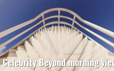 Celebrity Beyond morning views at sea 17.10.2022