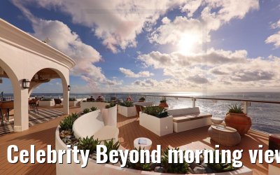 Celebrity Beyond morning views at sea 17.10.2022