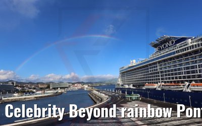 Celebrity Beyond rainbow Ponta Delgada 18.10.2022