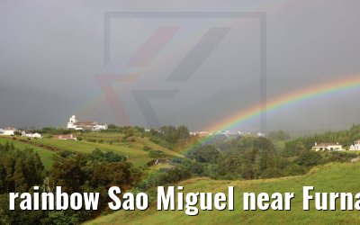 rainbow Sao Miguel near Furnas 18.10.2022