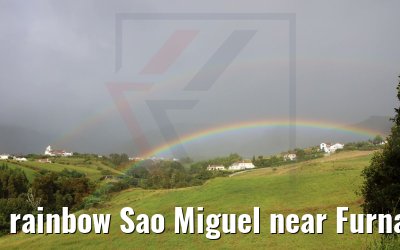 rainbow Sao Miguel near Furnas 18.10.2022