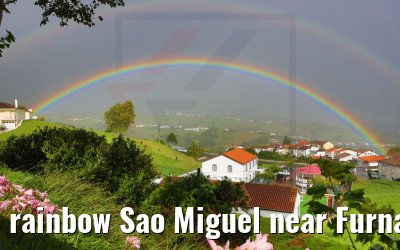 rainbow Sao Miguel near Furnas Valley 18.10.2022