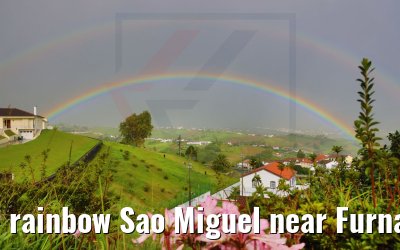 rainbow Sao Miguel near Furnas Valley 18.10.2022