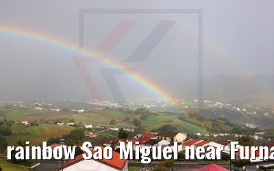 rainbow Sao Miguel near Furnas Valley 18.10.2022
