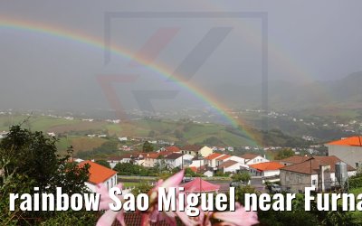 rainbow Sao Miguel near Furnas Valley 18.10.2022