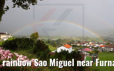 rainbow Sao Miguel near Furnas Valley 18.10.2022