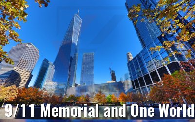 9/11 Memorial and One World Trade Center New York 27.10.2022