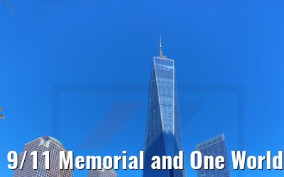 9/11 Memorial and One World Trade Center New York 27.10.2022