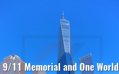9/11 Memorial and One World Trade Center New York 27.10.2022