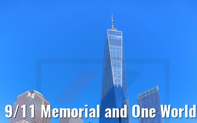 9/11 Memorial and One World Trade Center New York 27.10.2022