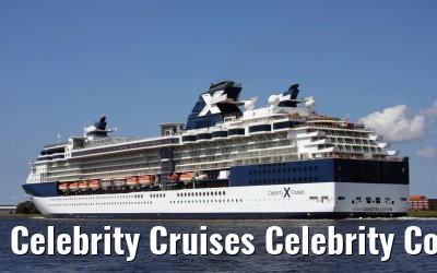 Celebrity Cruises Celebrity Constellation departing port of Amsterdam, 15. June 2008