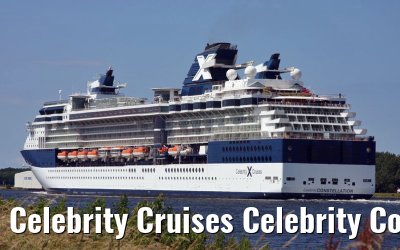 Celebrity Cruises Celebrity Constellation departing port of Amsterdam, 15. June 2008