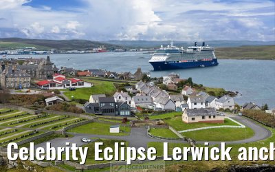 Celebrity Eclipse Lerwick anchor 25.06.2025