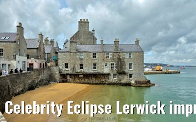 Celebrity Eclipse Lerwick impressions 25.06.2025