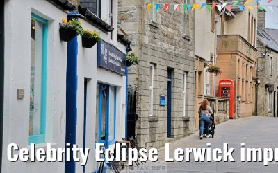 Celebrity Eclipse Lerwick impressions 25.06.2025