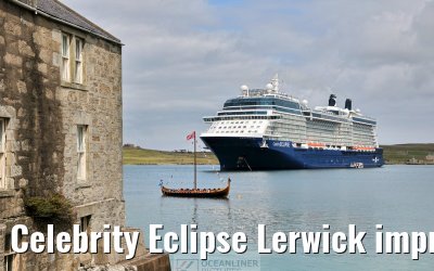 Celebrity Eclipse Lerwick impressions 25.06.2025
