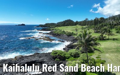 Kaihalulu Red Sand Beach Hana Maui 04.10.2024