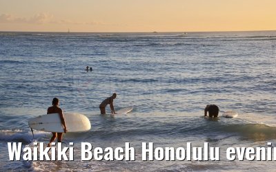 Waikiki Beach Honolulu evening impressions Hawaii 06.10.2024