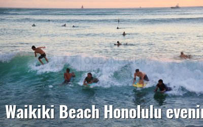 Waikiki Beach Honolulu evening impressions Hawaii 06.10.2024