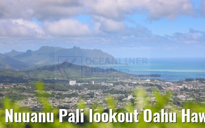 Nuuanu Pali lookout Oahu Hawaii 07.10.2024