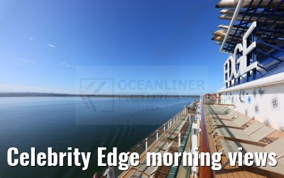 Celebrity Edge morning views 21.09.2024