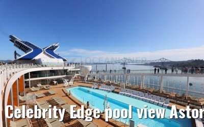 Celebrity Edge pool view Astoria Bridge 21.09.2024