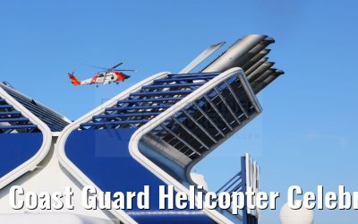 Coast Guard Helicopter Celebrity Edge Astoria 21.09.2024