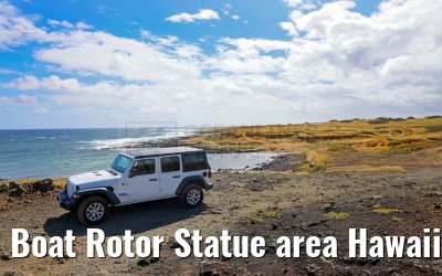 Boat Rotor Statue area Hawaii Big Island 27.09.2024