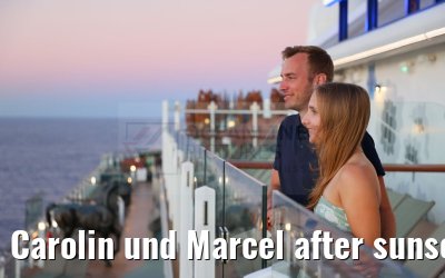 Carolin und Marcel after sunset Celebrity Edge 24.09.2024