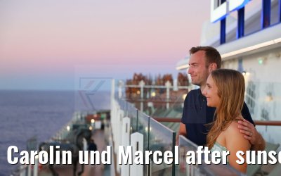 Carolin und Marcel after sunset Celebrity Edge 24.09.2024