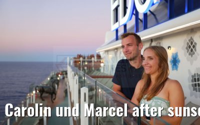 Carolin und Marcel after sunset Celebrity Edge 24.09.2024