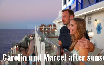 Carolin und Marcel after sunset Celebrity Edge 24.09.2024