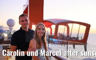 Carolin und Marcel after sunset Celebrity Edge 24.09.2024