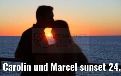Carolin und Marcel sunset 24.09.2024 Celebrity Edge