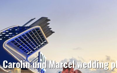 Carolin und Marcel wedding photos Celebrity Edge 