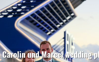 Carolin und Marcel wedding photos Celebrity Edge 