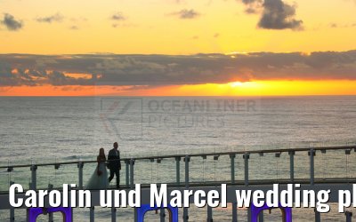 Carolin und Marcel wedding photos Celebrity Edge 