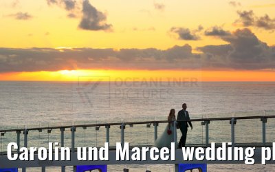 Carolin und Marcel wedding photos Celebrity Edge 