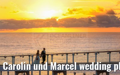 Carolin und Marcel wedding photos Celebrity Edge 