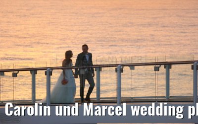 Carolin und Marcel wedding photos Celebrity Edge 
