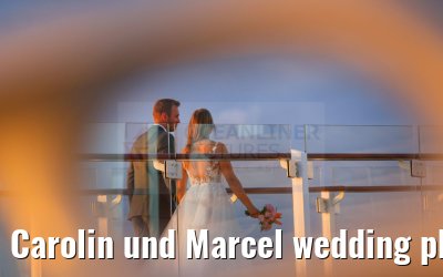 Carolin und Marcel wedding photos Celebrity Edge 