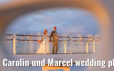 Carolin und Marcel wedding photos Celebrity Edge 