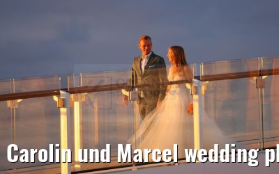 Carolin und Marcel wedding photos Celebrity Edge 