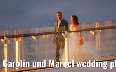 Carolin und Marcel wedding photos Celebrity Edge 