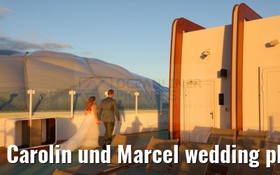Carolin und Marcel wedding photos Celebrity Edge 