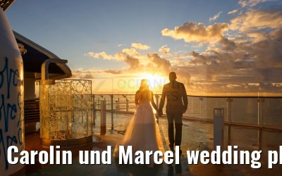 Carolin und Marcel wedding photos Celebrity Edge 