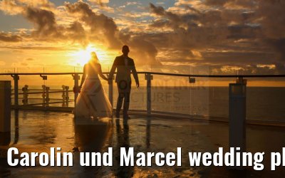 Carolin und Marcel wedding photos Celebrity Edge 