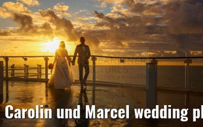 Carolin und Marcel wedding photos Celebrity Edge 